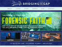 Tablet Screenshot of bridgegap.org